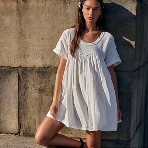 Free People Catalina Babydoll Mini Dress